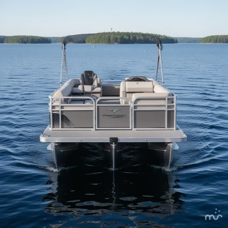 Slide: The Image of Princecraft Vectra 21 RL Swingback SS Pontoon & Mercury 4-Stro 2025 - 1