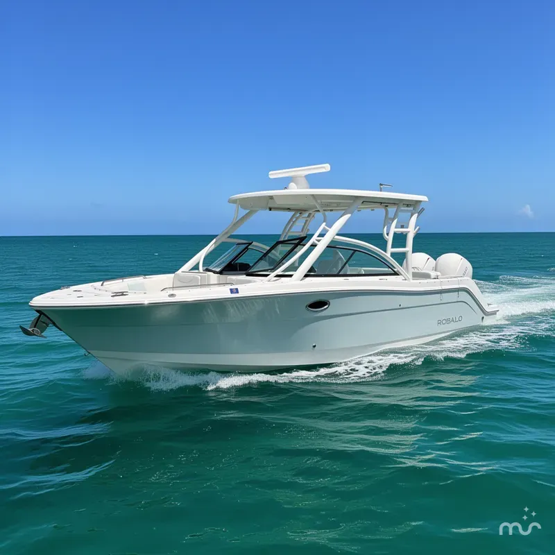 Slide: The Image of Robalo R317 Dual Console 2018 - 1
