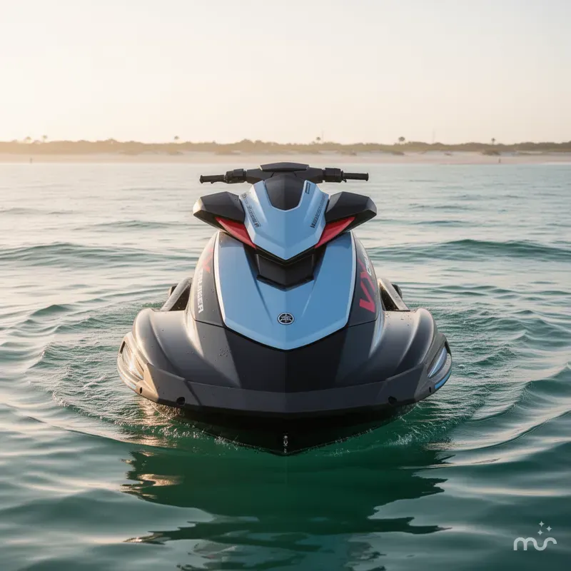 Slide: The Image of Yamaha VX CRUISER-BLACK/ICE BLUE 2025 - 1