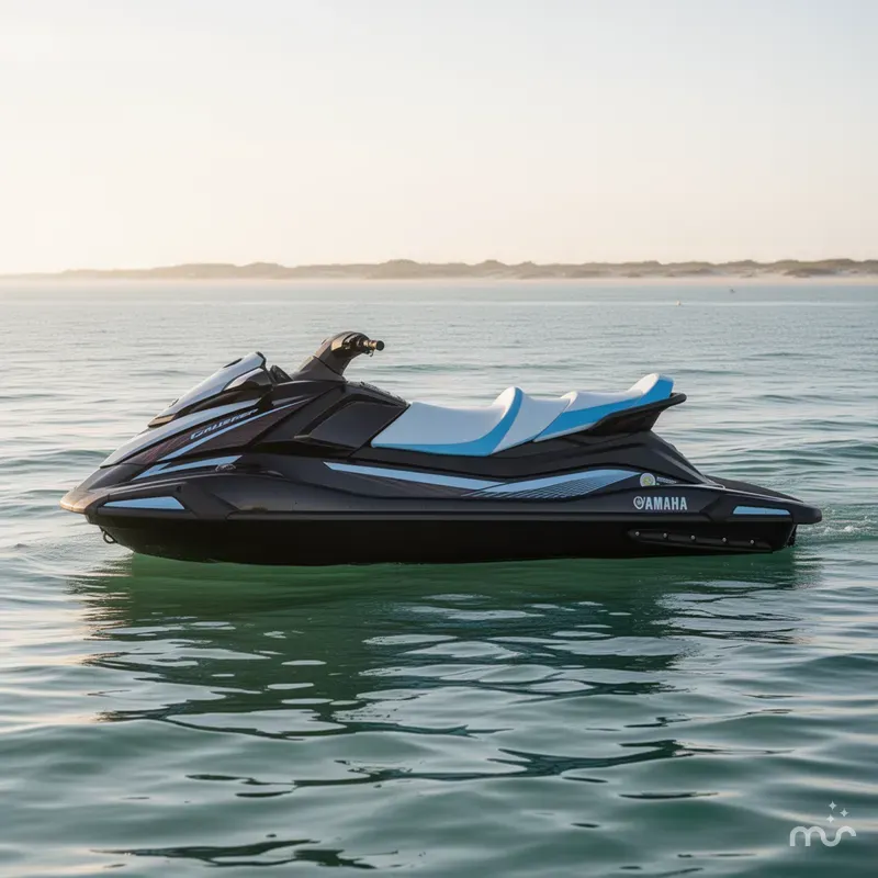 Slide: The Image of Yamaha VX CRUISER-BLACK/ICE BLUE 2025 - 2