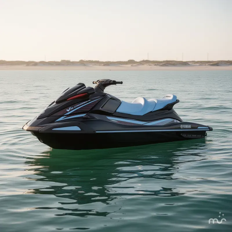 Slide: The Image of Yamaha VX CRUISER-BLACK/ICE BLUE 2025 - 4