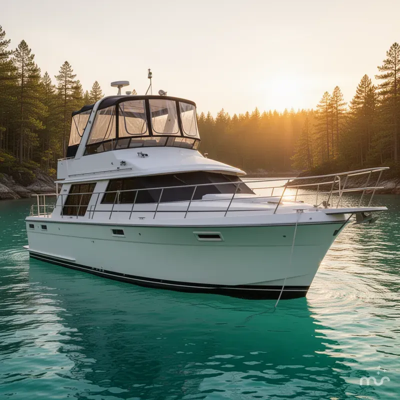 The Image of Carver Yachts 4207 Aft Cabin Motor Yacht 1988 - 0