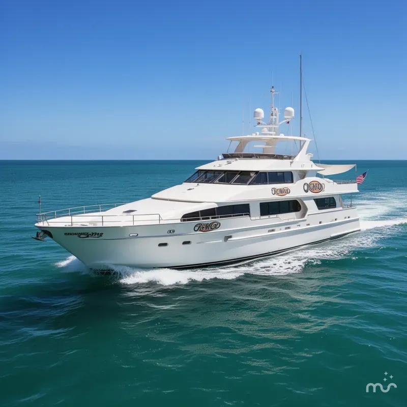 Slide: The Image of Broward 110 Motor Yacht 1984 - 0