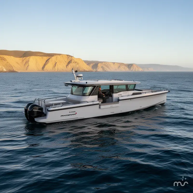 Slide: The Image of Axopar 45 XC Cross Cabin 2025 - 0