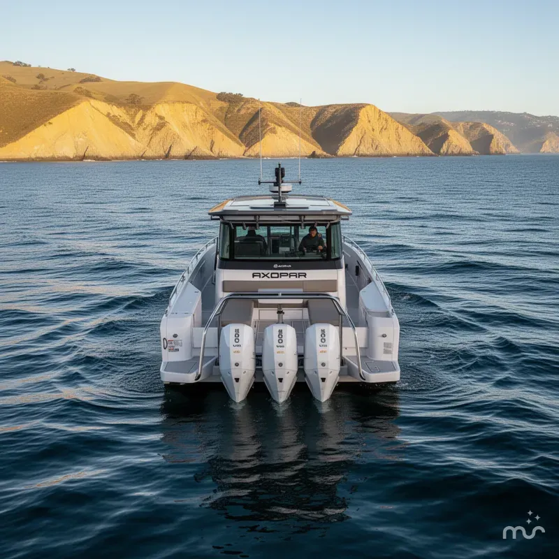 Slide: The Image of Axopar 45 XC Cross Cabin 2025 - 2