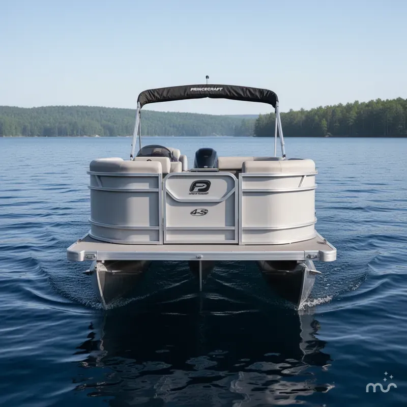 Slide: The Image of Princecraft 23 Sportfisher 2RS Rear Fish Pontoon & Mercury 4-S 2025 - 1