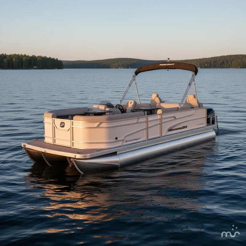 Slide: The Image of Princecraft 21 Sportfisher 2RS Pontoon & Mercury 4-Stroke EFI 2025 - 0