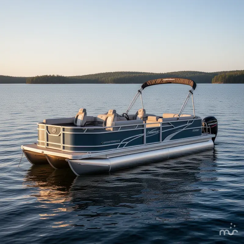 Slide: The Image of Princecraft 21 Sportfisher 2-S Pontoon & Mercury 4-Stroke EFI 2025 - 0