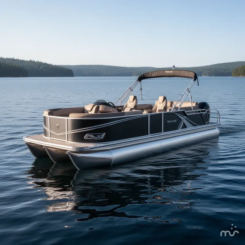 Slide: The Image of Tahoe LTZ 2385 Quad Lounge Shift SS QLS & Honda 4-Stroke 2025 - 1
