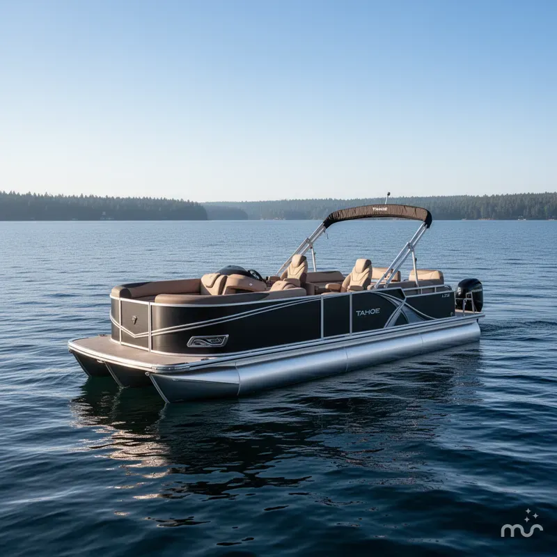 Slide: The Image of Tahoe LTZ 2385 Quad Lounge Shift SS QLS & Honda 4-Stroke 2025 - 2