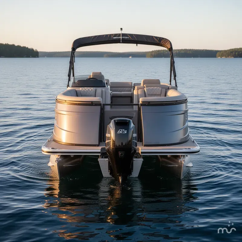 Slide: The Image of Bennington QX Swingback 25 QXSBA Tritoon 2025 - 1