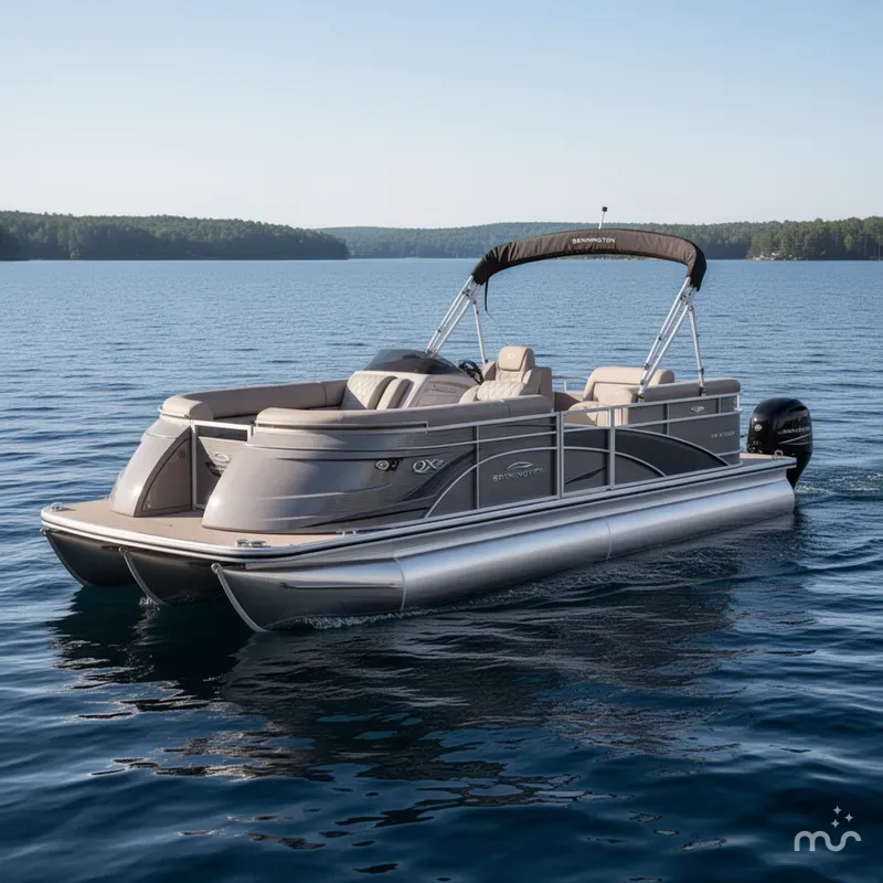 Slide: The Image of Bennington QX Swingback 25 QXSBA Tritoon 2025 - 0