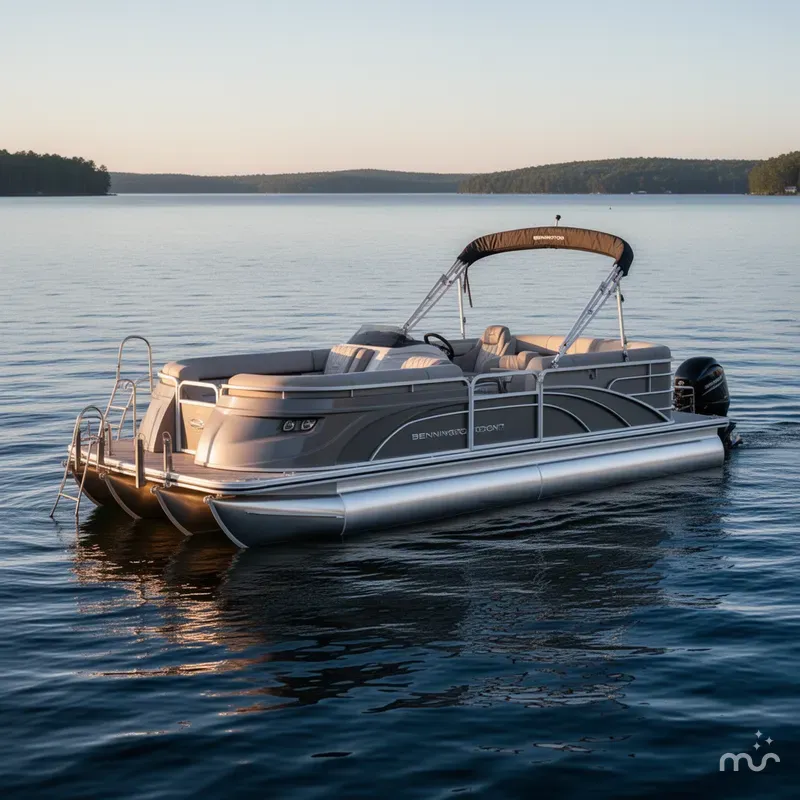 Slide: The Image of Bennington QX Swingback 25 QXSBA Tritoon 2025 - 2