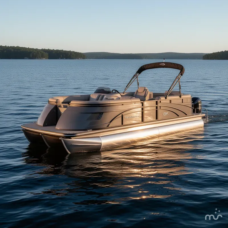 Slide: The Image of Bennington QX Swingback 25 QXSBA Tritoon 2025 - 1