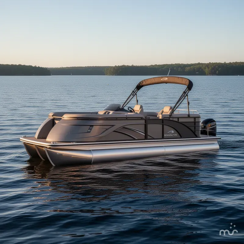 Slide: The Image of Bennington QX Swingback 25 QXSBA Tritoon 2025 - 2