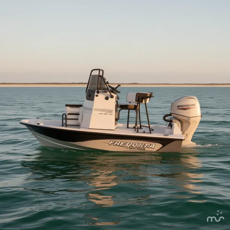 Slide: The Image of Freedom Boats 14' Chiquita 2025 - 2