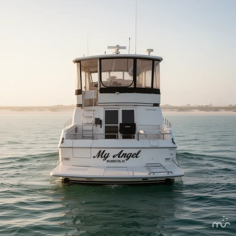Slide: The Image of Carver 430 Cockpit Motor Yacht 1997 - 2