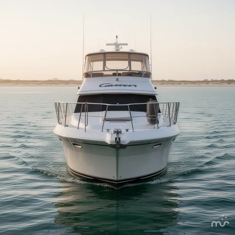 Slide: The Image of Carver 430 Cockpit Motor Yacht 1997 - 3