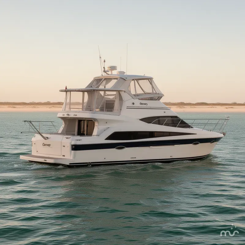 Slide: The Image of Carver 41 Cockpit Motor Yacht 2008 - 2