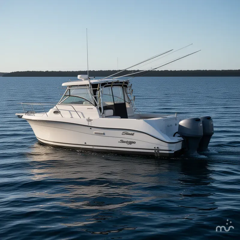 Slide: The Image of Seaswirl Striper 2901 Walkaround O/B 2003 - 1
