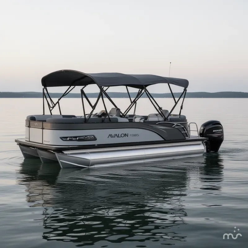 Slide: The Image of Avalon 2385 Catalina Cruise Rear Bench, Tri Toon High Performance 2025 - 1