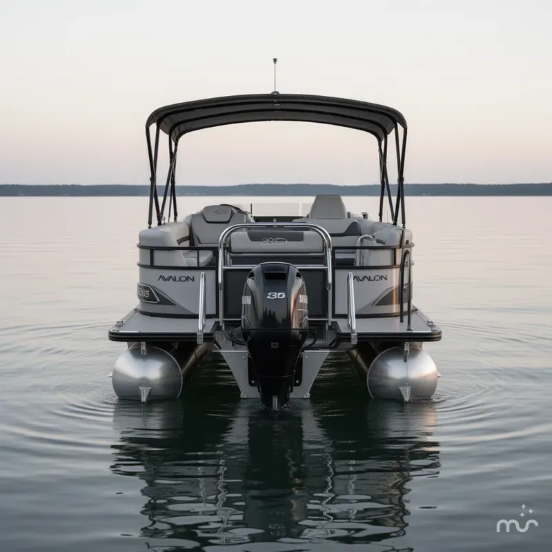 Slide: The Image of Avalon 2385 Catalina Cruise Rear Bench, Tri Toon High Performance 2025 - 3