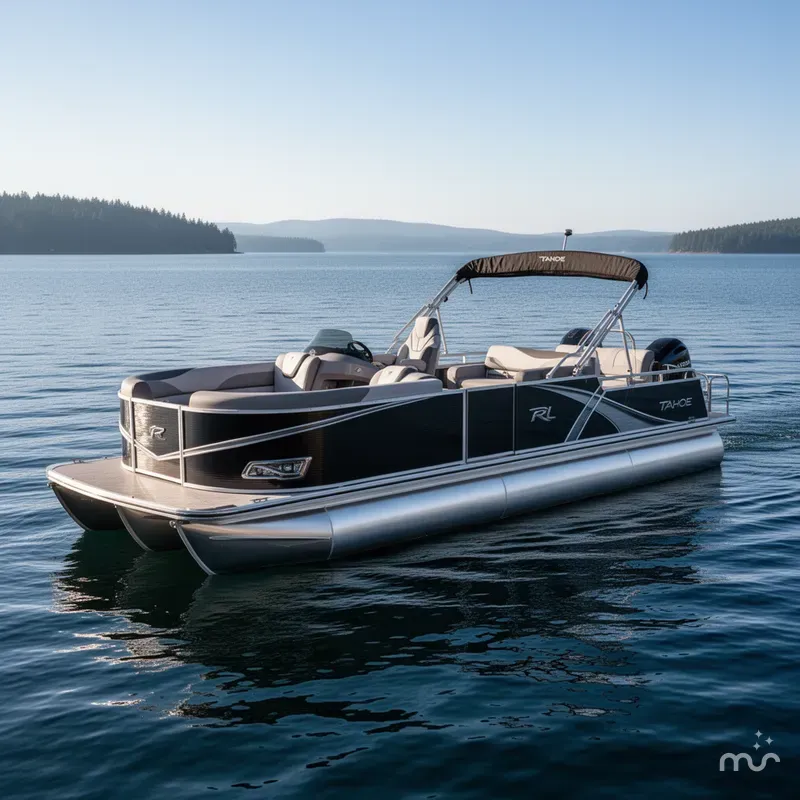 Slide: The Image of Tahoe LTZ 2385 Swingback (VRL) Tritoon & Honda 4-Stroke 2025 - 2