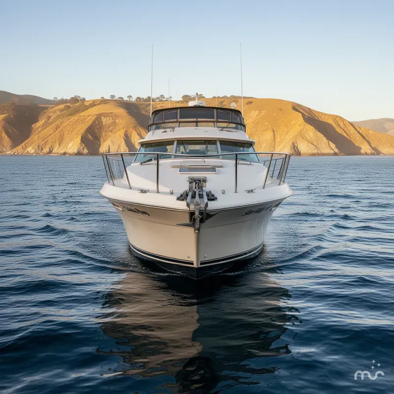 Slide: The Image of Sea Ray 390 Express Cruiser 1984 - 1