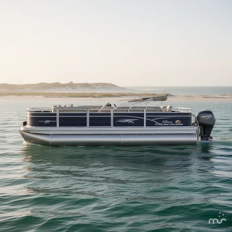 Slide: The Image of Sun Tracker Fishin' Barge 20 DLX 2025 - 1