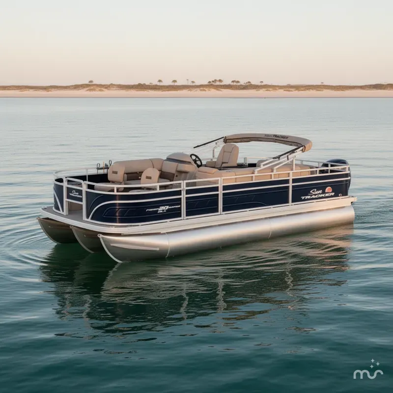 Slide: The Image of Sun Tracker Fishin' Barge 20 DLX 2025 - 3