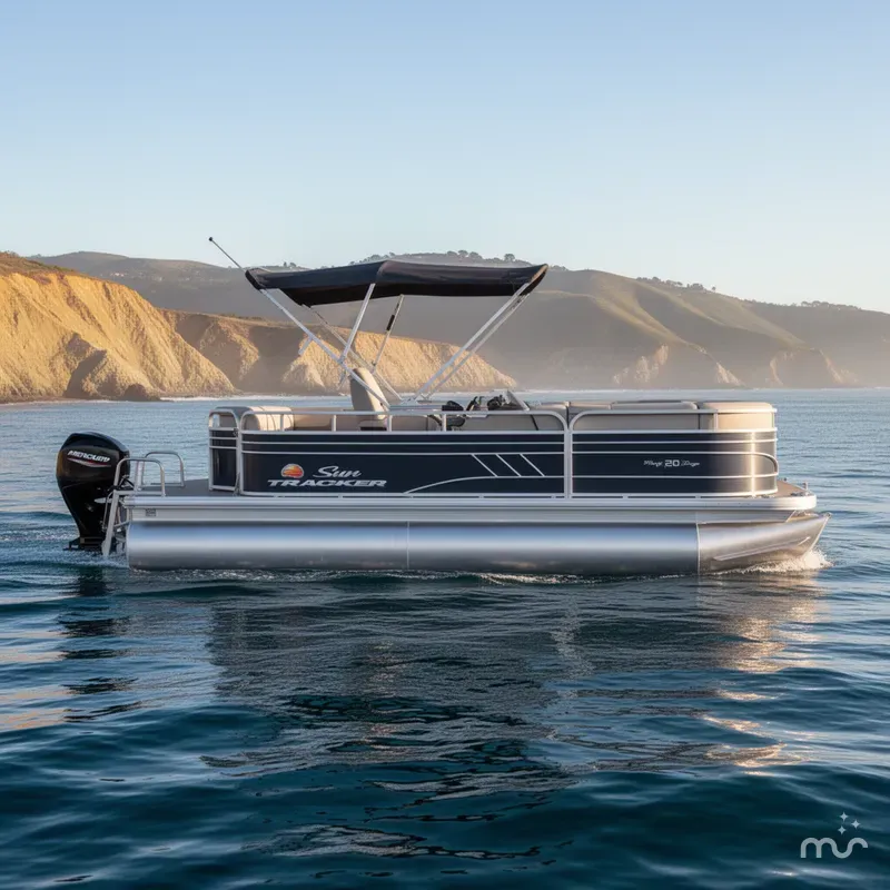 Slide: The Image of Sun Tracker Party Barge 20 DLX 2022 - 0
