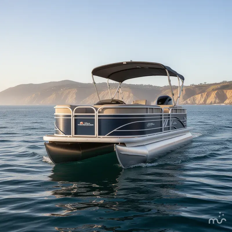 Slide: The Image of Sun Tracker Party Barge 20 DLX 2022 - 3