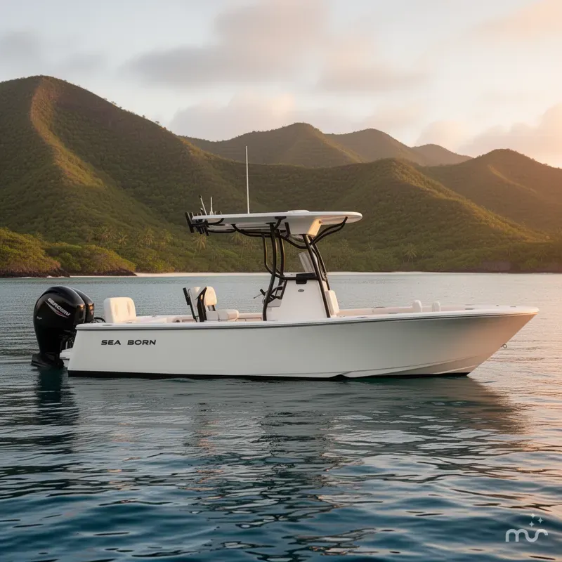 Slide: The Image of Sea Born LX24 Center Console 2024 - 2