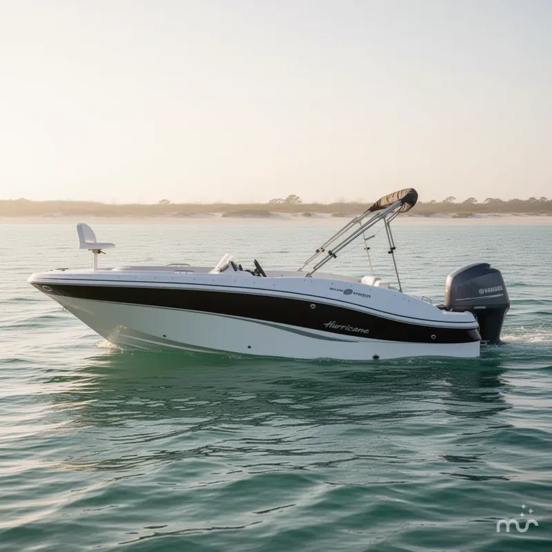 Slide: The Image of Hurricane Deck Boat 203 Sport 2013 - 1
