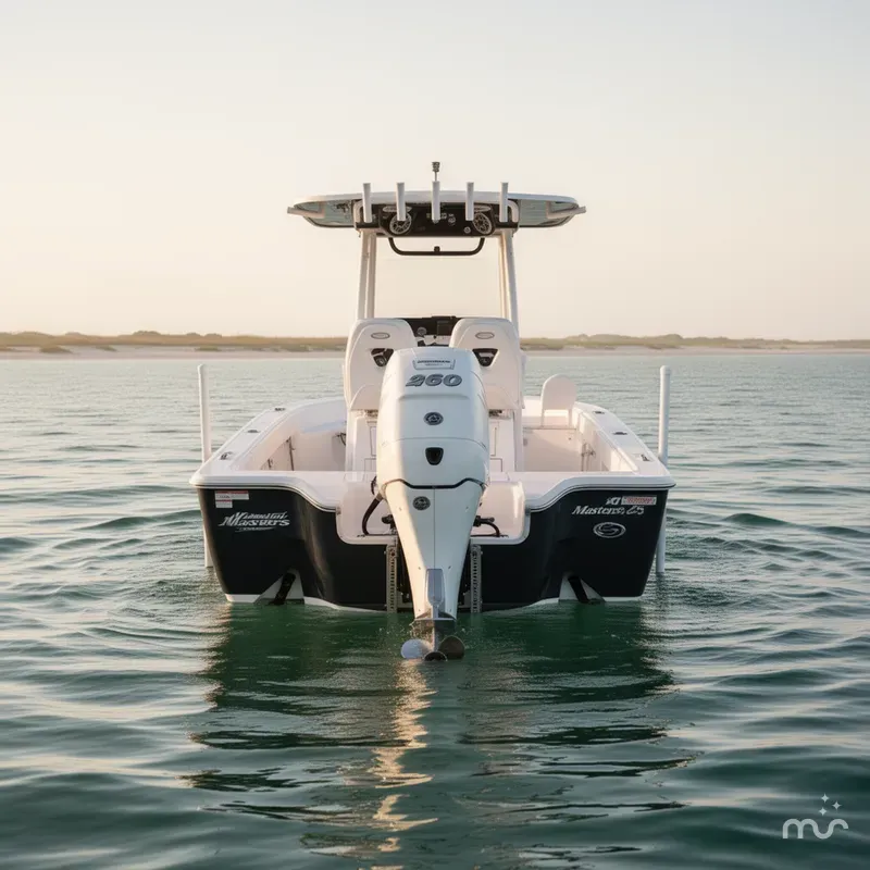 Slide: The Image of Sportsman Masters 267 Bay Boat 2023 - 2