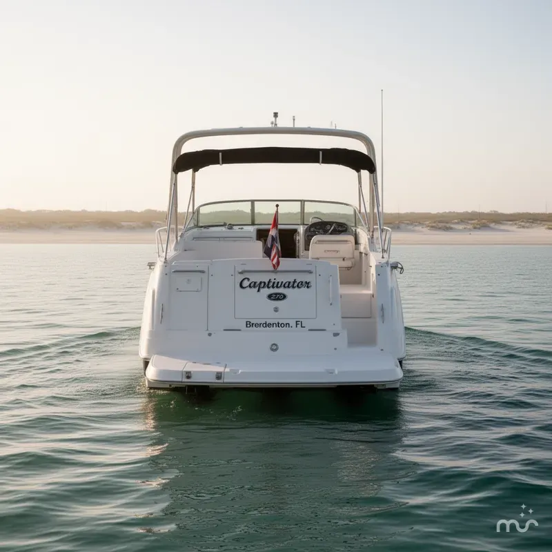 Slide: The Image of Rinker 270 Express Cruiser MERCRUISER 8.1 GENERATOR 2007 - 2