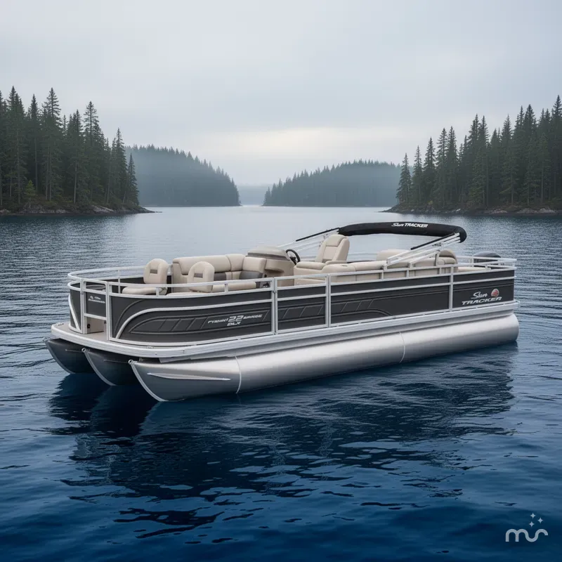 The Image of Sun Tracker Fishin' Barge 22 DLX 2025 - 0