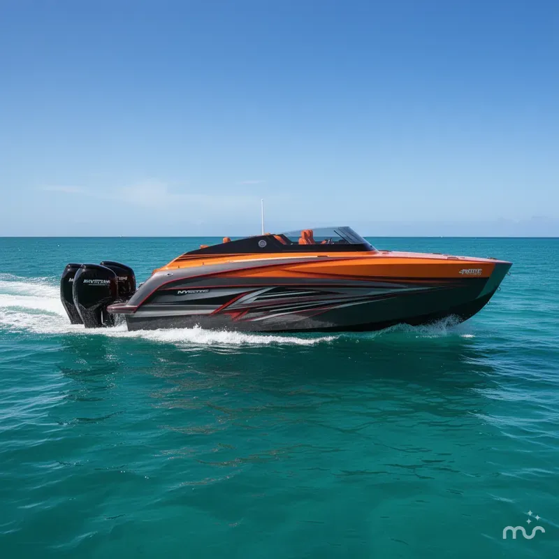 Slide: The Image of Mystic Powerboats C4000 2024 - 1
