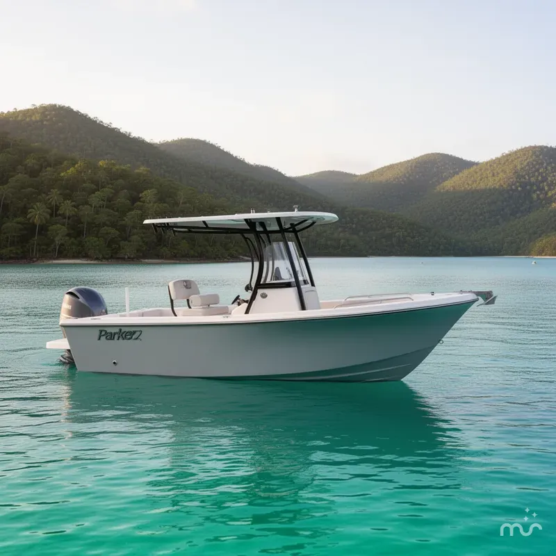 Slide: The Image of Parker Marine 2200 Center Console 2025 - 2