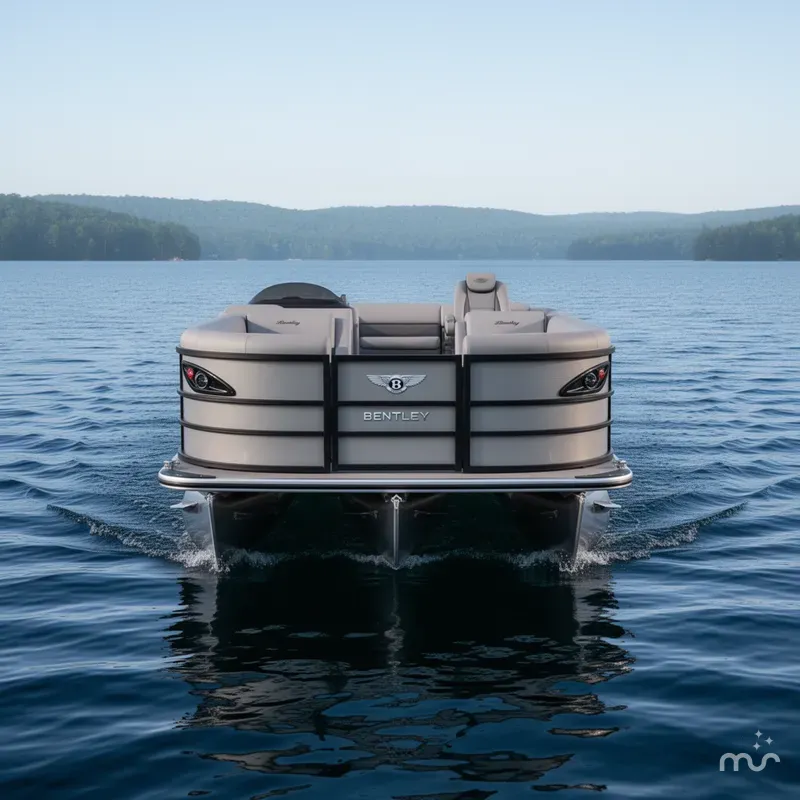Slide: The Image of Bentley Pontoons Legacy 223 Swingback Tritoon & Honda 4-Stroke EFI 2025 - 1