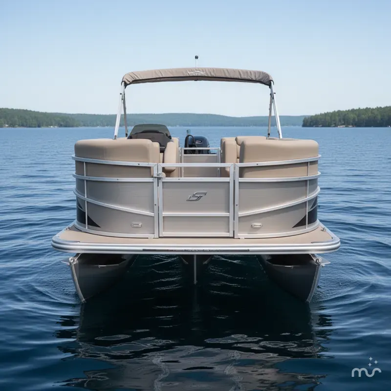 Slide: The Image of Starcraft LX 18 R Quad Lounger Pontoon 2023 - 1
