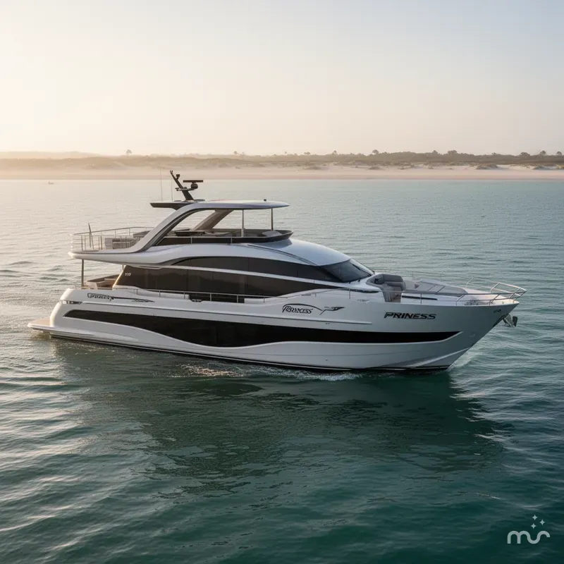 Slide: The Image of Princess Y85 Motor Yacht 2025 - 0