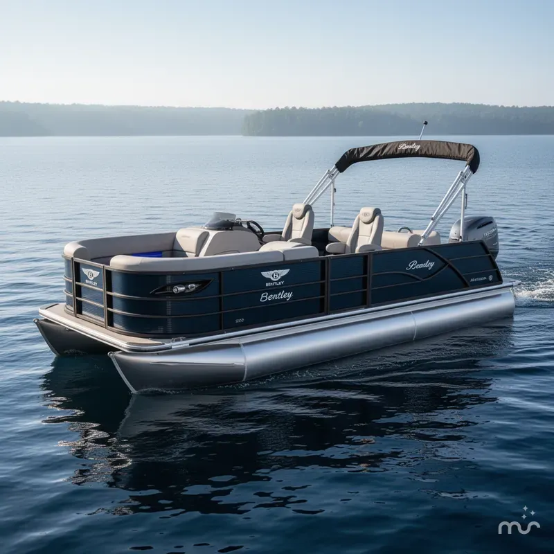 Slide: The Image of Bentley Pontoons Legacy 200 Swingback & Honda 4-Stroke EFI 2025 - 0