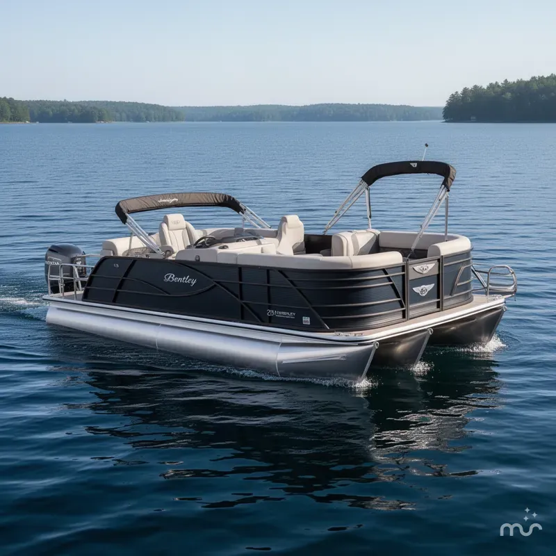 Slide: The Image of Bentley Pontoons Legacy 200 Swingback & Honda 4-Stroke EFI 2025 - 1