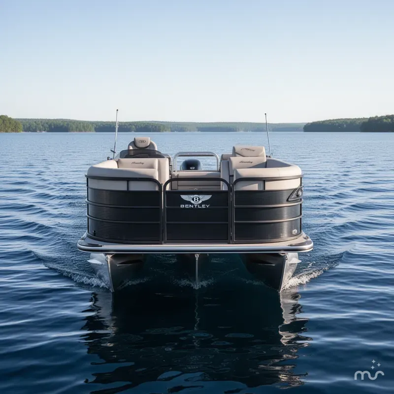 Slide: The Image of Bentley Pontoons Legacy 200 Swingback & Honda 4-Stroke EFI 2025 - 2