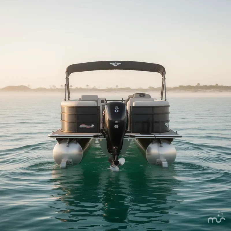 Slide: The Image of Bentley Pontoons Bentley 223 Navigator (3/4 Tube) 2022 - 2