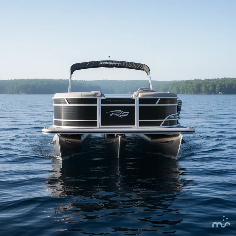 Slide: The Image of Princecraft 23 Sportfisher 2RS Rear Fish Pontoon & Mercury 4-S 2025 - 1