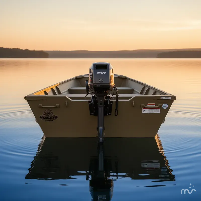 Slide: The Image of Tracker Grizzly 1236 Utility 2025 - 2