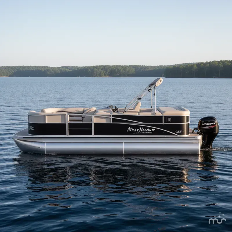 Slide: The Image of Misty Harbor 2185 Grand Misty Pontoon & 90HP Mercury Fourstroke 2011 - 0