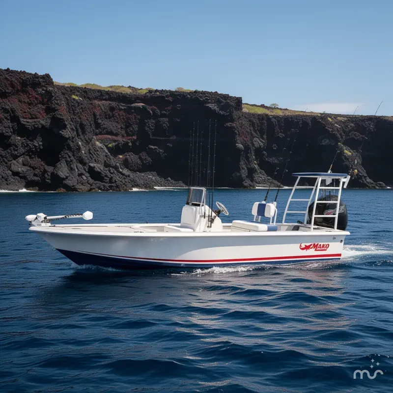 The Image of Mako 18 Pro Skiff Patriot Edition 2025 - 0